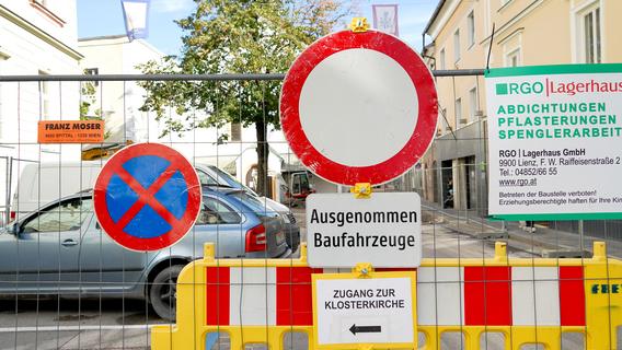 Muchargasse in Lienz bis Mitte Dezember gesperrt